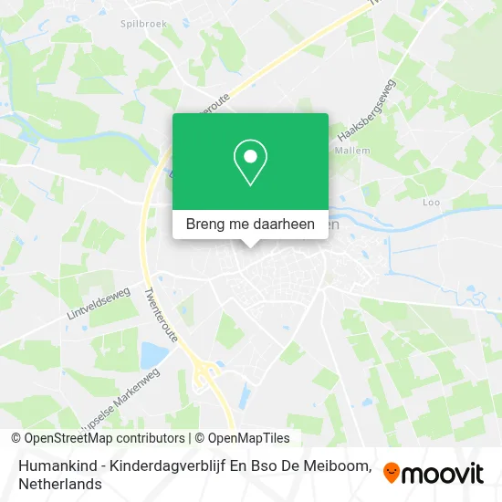 Humankind  - Kinderdagverblijf En Bso De Meiboom kaart