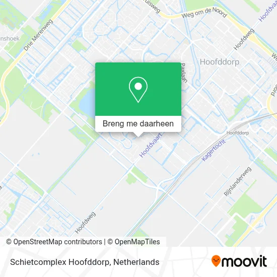 Schietcomplex Hoofddorp kaart