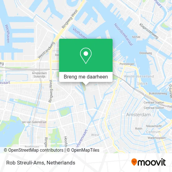 Rob Streuli-Ams kaart
