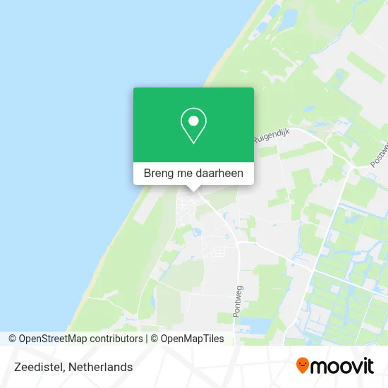 Zeedistel kaart