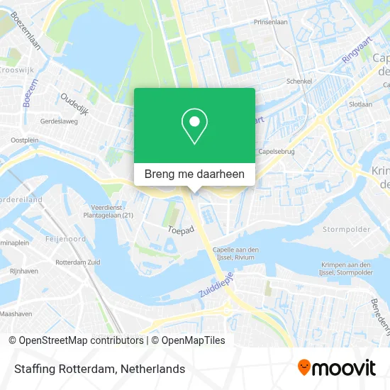 Staffing Rotterdam kaart