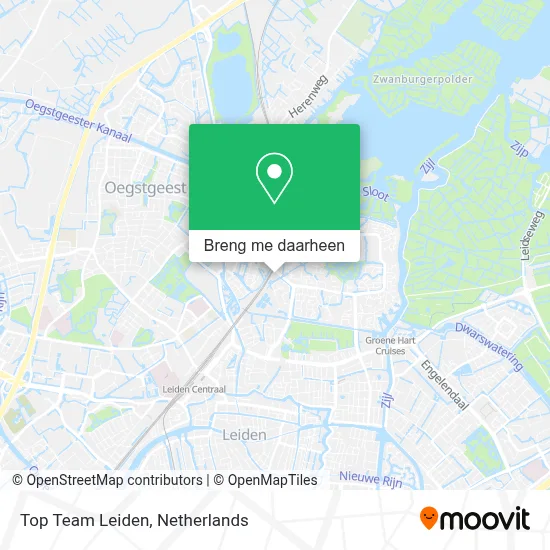 Top Team Leiden kaart