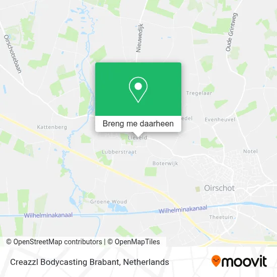 Creazzl Bodycasting Brabant kaart