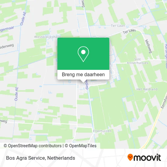 Bos Agra Service kaart