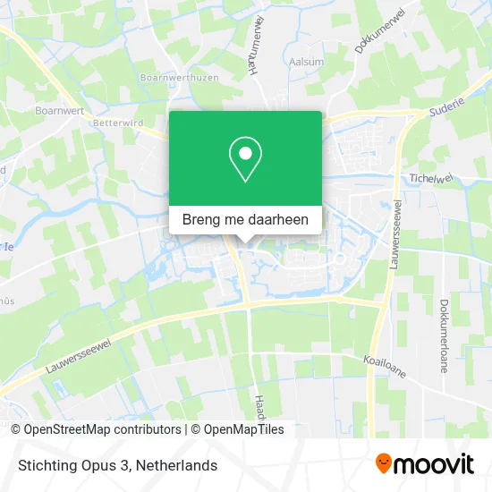 Stichting Opus 3 kaart