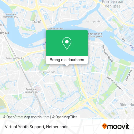 Virtual Youth Support kaart