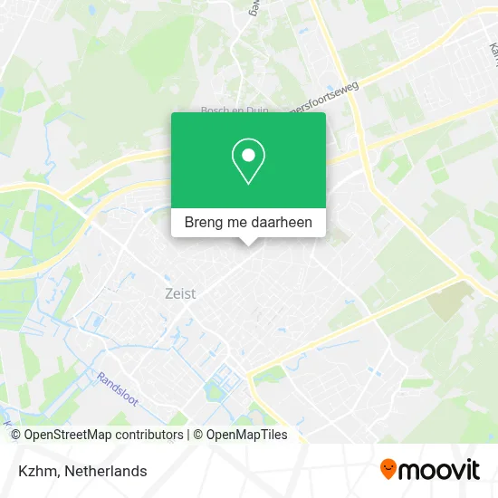 Kzhm kaart