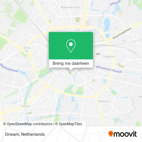 Drieam kaart