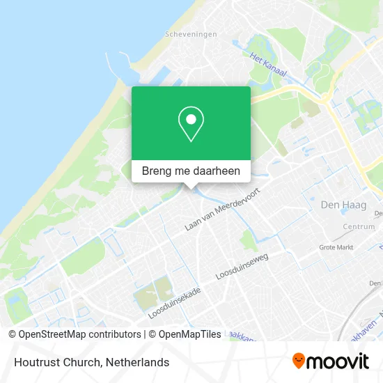 Houtrust Church kaart