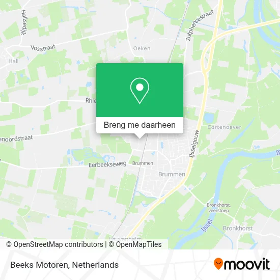 Beeks Motoren kaart