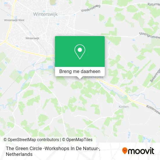 The Green Circle -Workshops In De Natuur- kaart