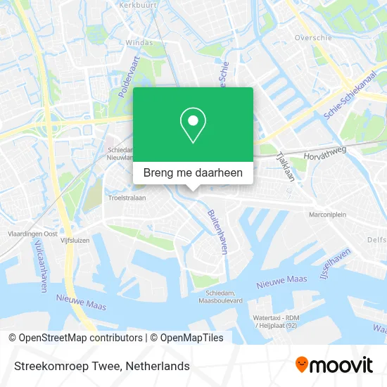 Streekomroep Twee kaart