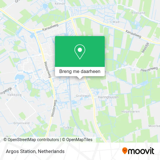 Argos Station kaart
