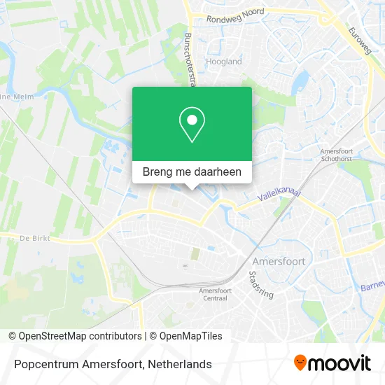 Popcentrum Amersfoort kaart