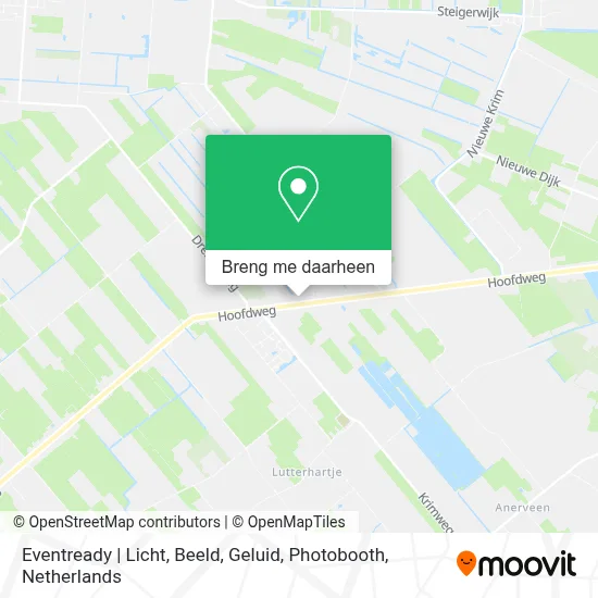 Eventready | Licht, Beeld, Geluid, Photobooth kaart