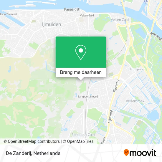 De Zanderij kaart