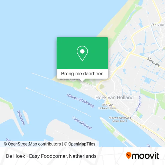 De Hoek - Easy Foodcorner kaart