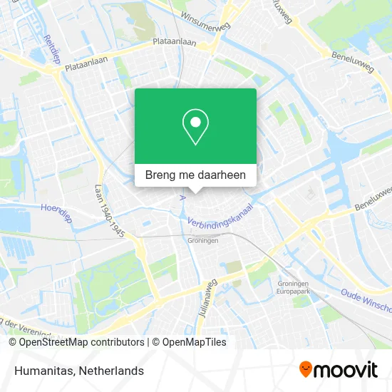 Humanitas kaart