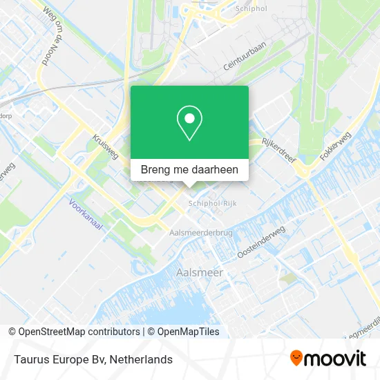 Taurus Europe Bv kaart