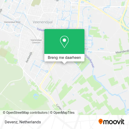 Devenz kaart