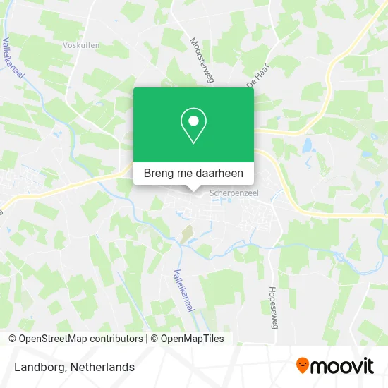 Landborg kaart