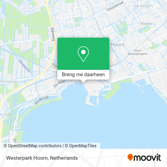 Westerpark Hoorn kaart