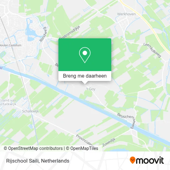 Rijschool  Saili kaart