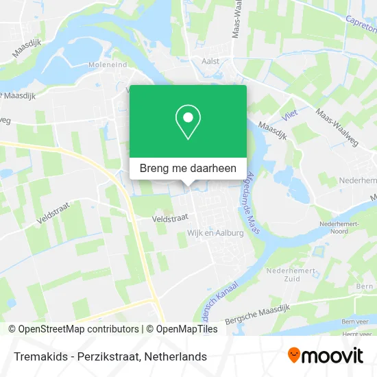 Tremakids - Perzikstraat kaart