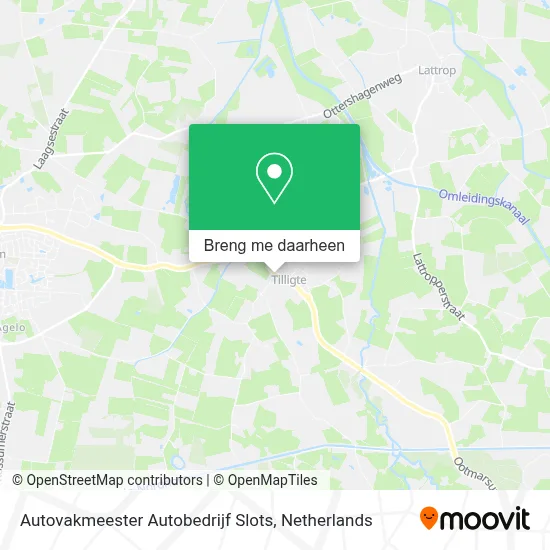 Autovakmeester Autobedrijf Slots kaart