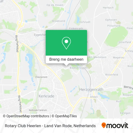 Rotary Club Heerlen - Land Van Rode kaart