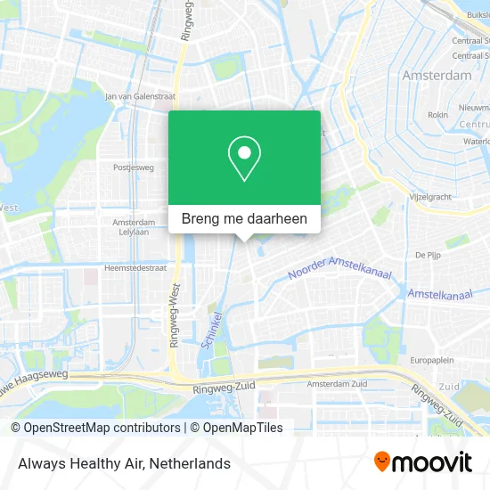 Always Healthy Air kaart