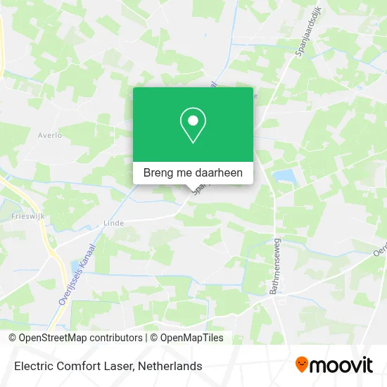 Electric Comfort Laser kaart