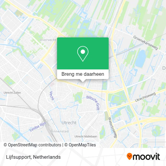 Lijfsupport kaart