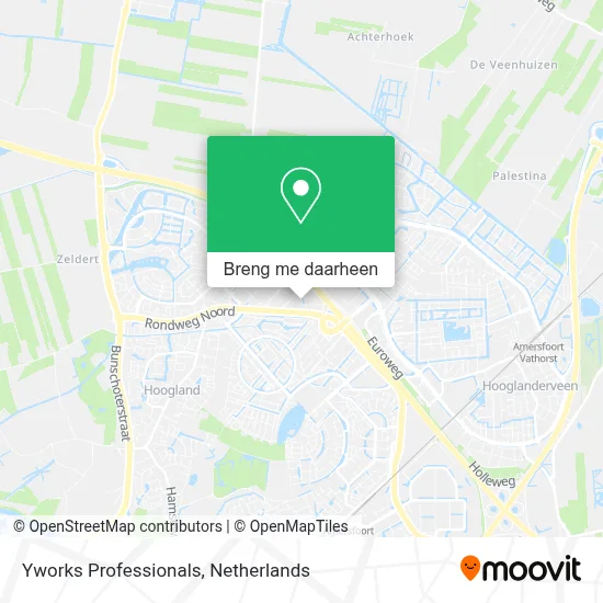Yworks Professionals kaart