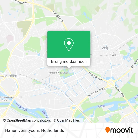 Hanuniversitycom kaart