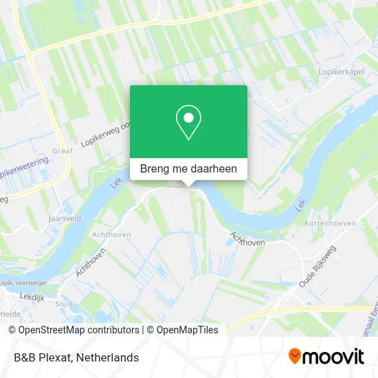 B&B Plexat kaart