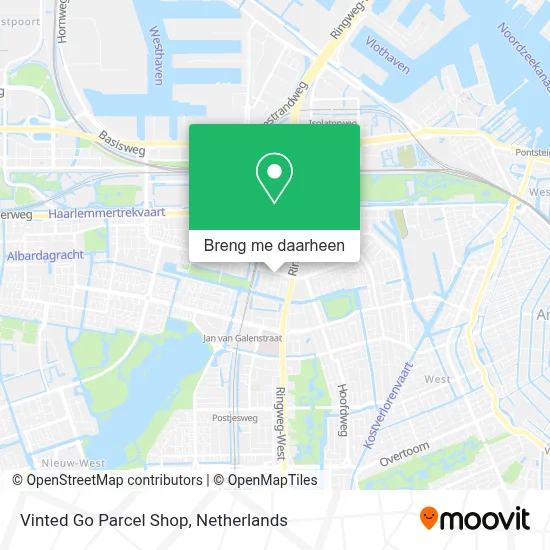 Vinted Go Parcel Shop kaart