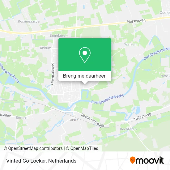 Vinted Go Locker kaart