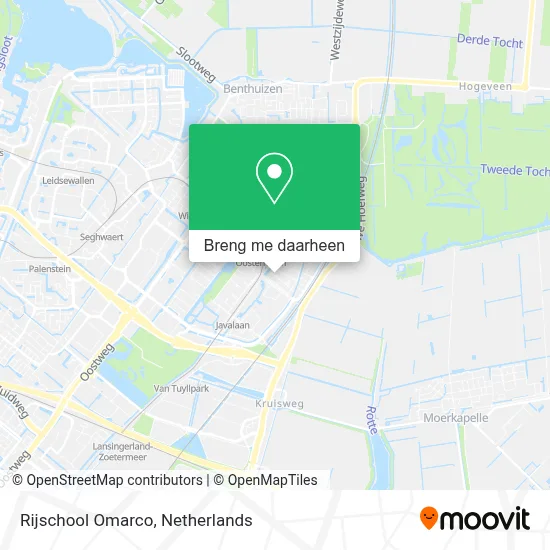 Rijschool Omarco kaart