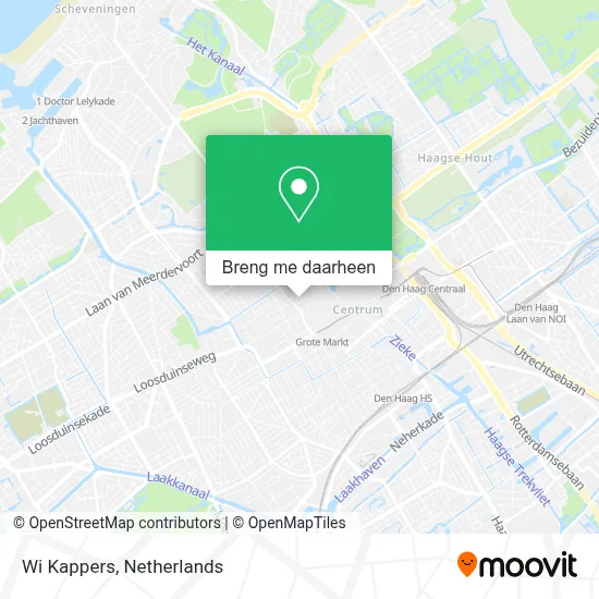 Wi Kappers kaart