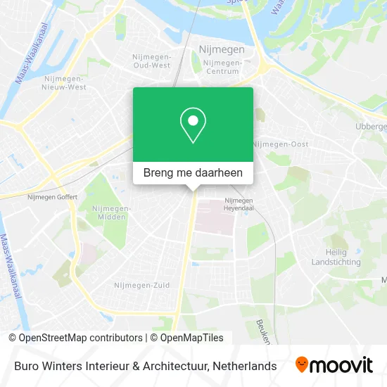 Buro Winters Interieur & Architectuur kaart