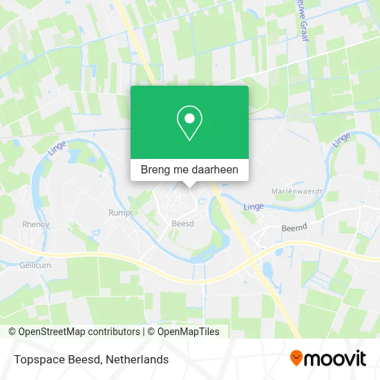 Topspace Beesd kaart