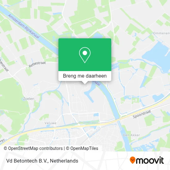 Vd Betontech B.V. kaart