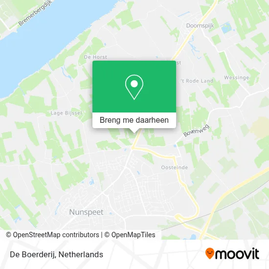 De Boerderij kaart