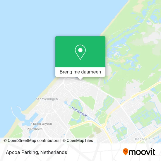 Apcoa Parking kaart