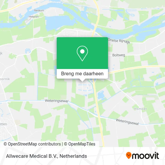 Allwecare Medical B.V. kaart