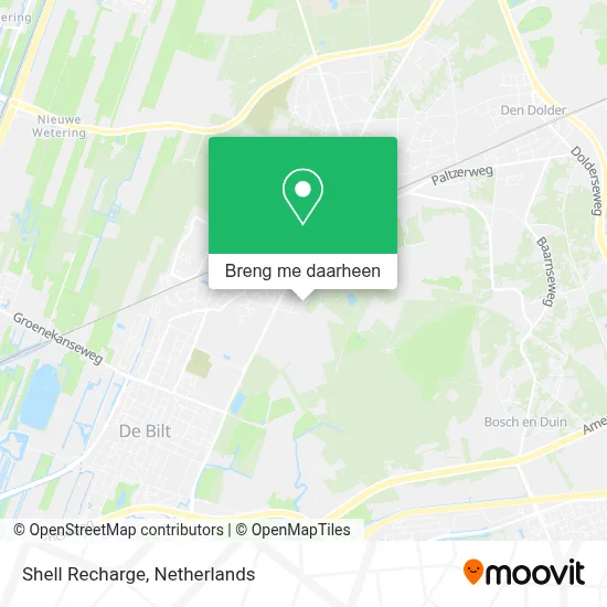 Shell Recharge kaart