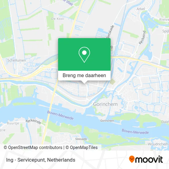 Ing - Servicepunt kaart
