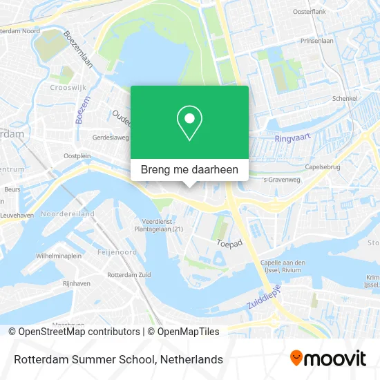 Rotterdam Summer School kaart