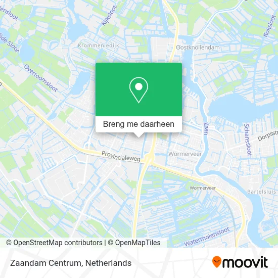 Zaandam Centrum kaart